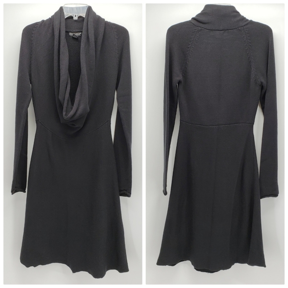 Joyce Leslie Dresses & Skirts - Joyce Leslie | Plunge Neck Sweater Dress | Black